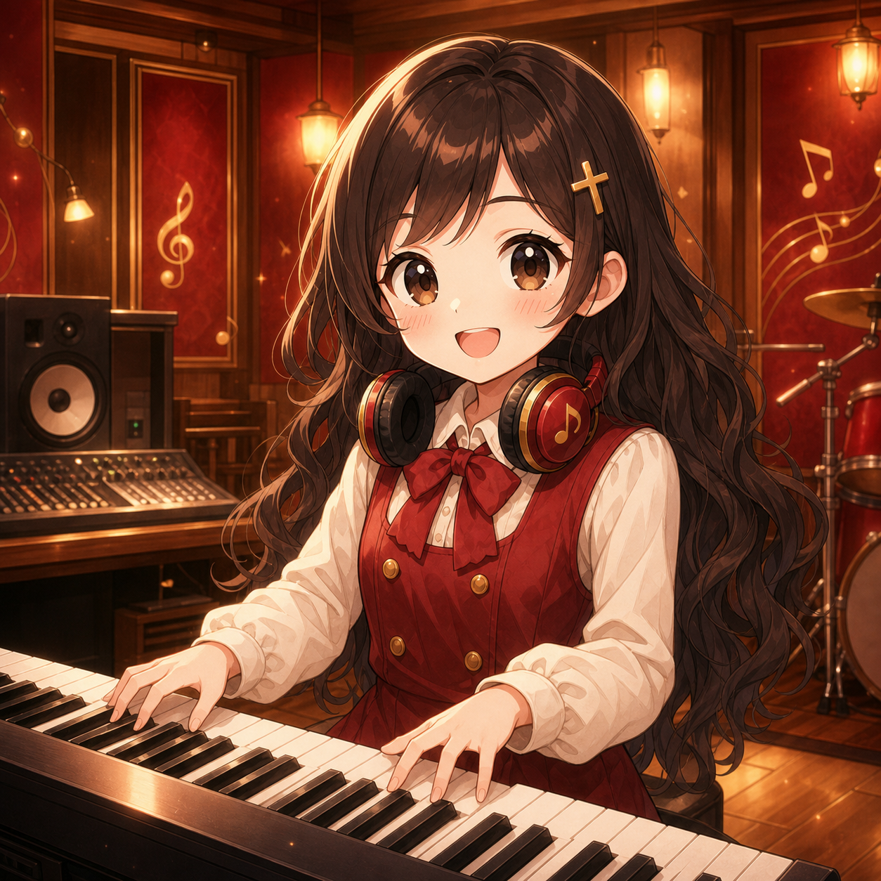 鹽小光彈奏鍵盤
